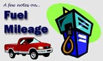 A few notes on fuel mileage