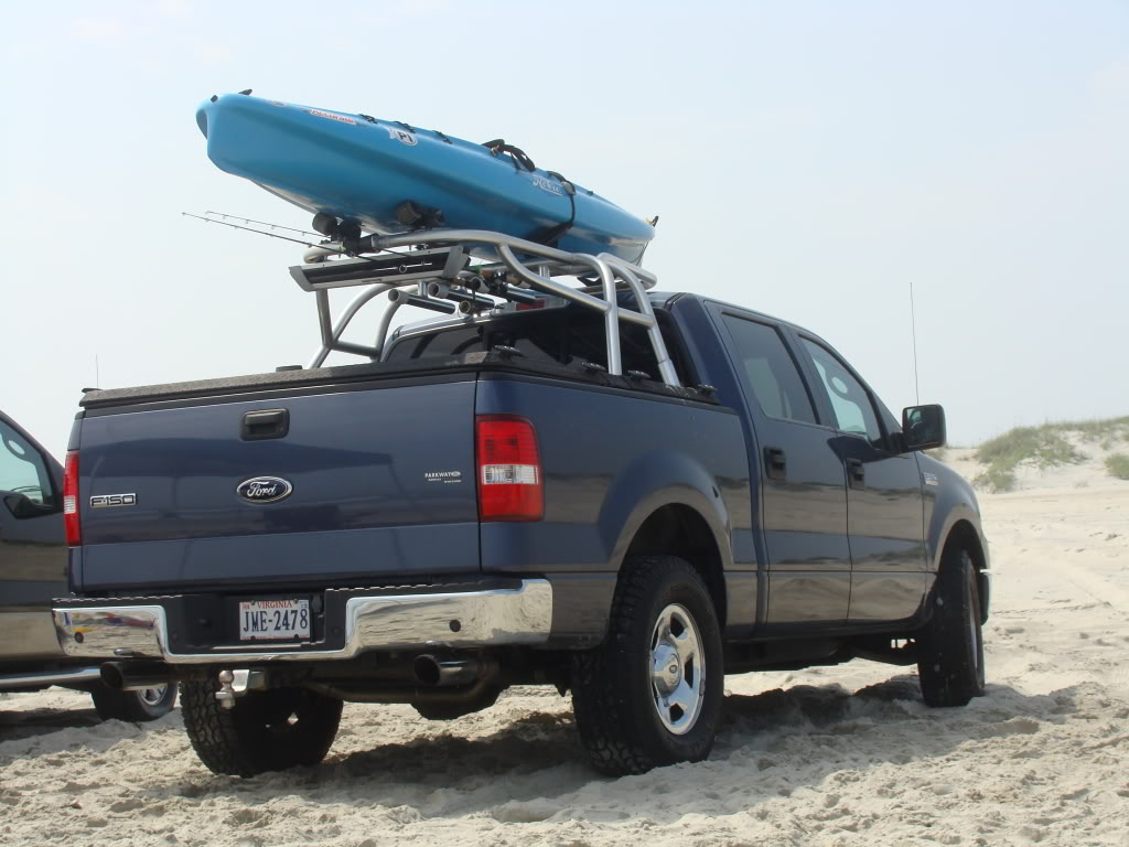 If you’re carrying a kayak or canoe, there are racks just for those.