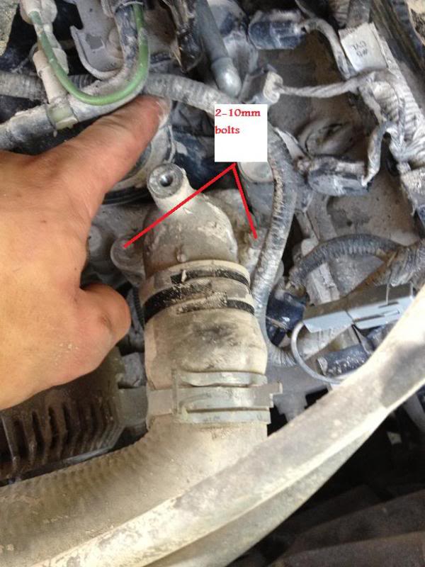 Replacing faulty thermostat - F150online Forums can am outlander engine diagram 