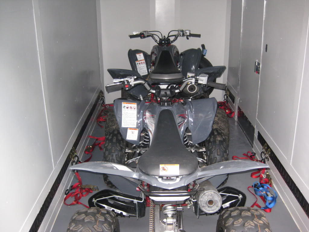 What Size Enclosed Trailer for 2 Atvs 