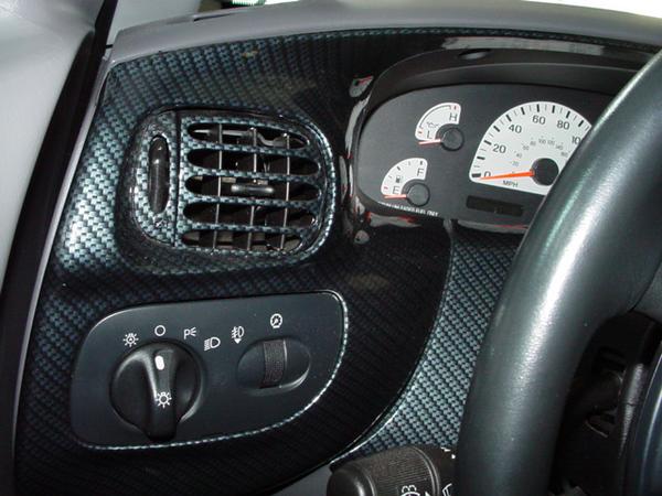 Ford Excursion Interior Carbon Fiber Dash Trim Kit 2000 2001
