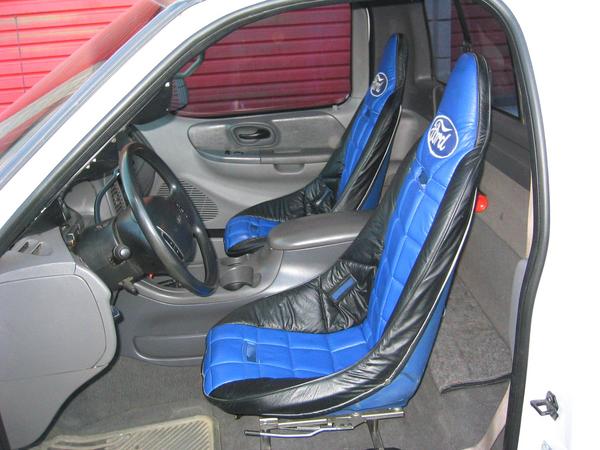 I removed my stock bucket seats and installed a set of RCI racing seats. 