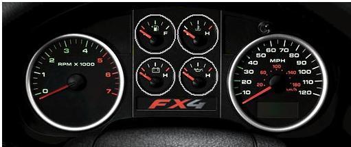 2006 ford f150 fx4 instrument cluster