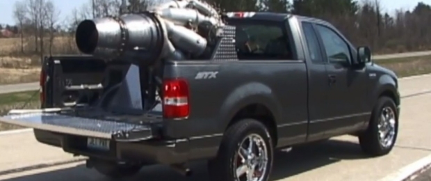 This F-150 Has a Jet Engine in the Bed
