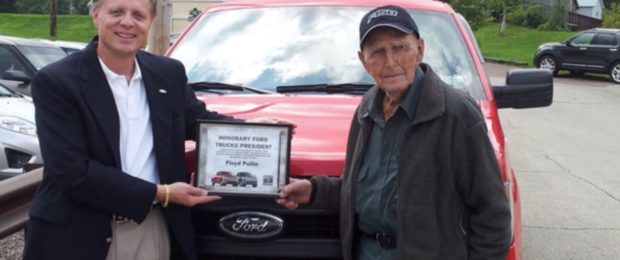 Floyd Pullin, 102 Years-Old, Buys a New F-150
