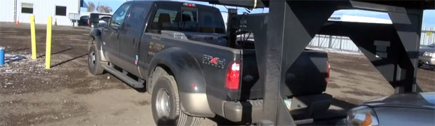 Watch this 196,000-Mile, 2011 Ford F-450 Handle Car-Transporter Duty