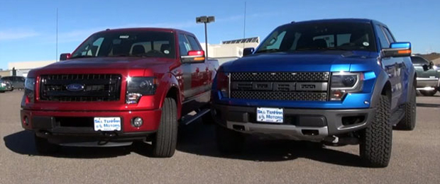 2014 Ford F-150 SVT Raptor vs. 2014 F-150 FX4