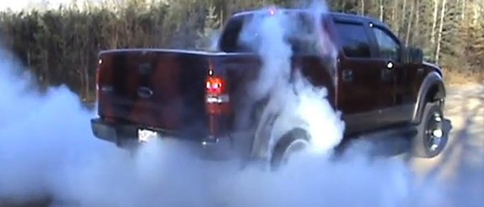 TIRE SMOKIN’ 2005 F-150 Destroys Rubber