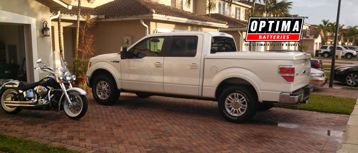 OPTIMA Presents F-150 of the Week: A 2009 White Sand Lariat