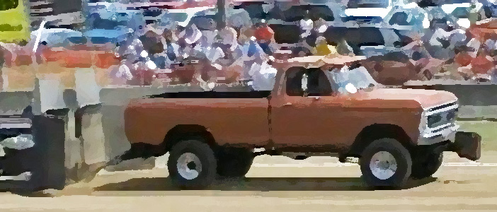 TRUCK PULLIN’ 70s F-150 Makes a Full Pull Look Easy