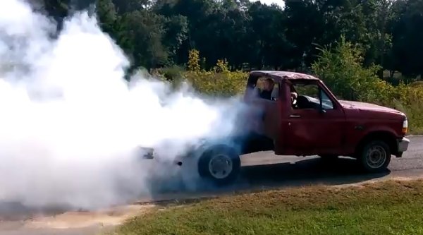 broken f150 burnout 600