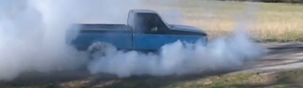 TIRE SMOKIN’ 1995 V6 F-150 Smokes Tire Till It Blows