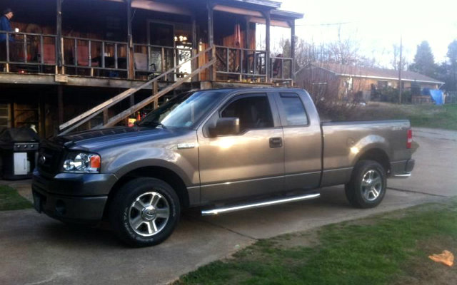 TRUCK YOU! A 2008 F-150 SuperCab in the Garage