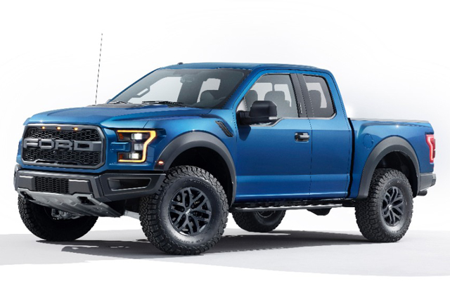 The 2017 Ford F-150 Raptor Claws Its Way on Stage in Detroit