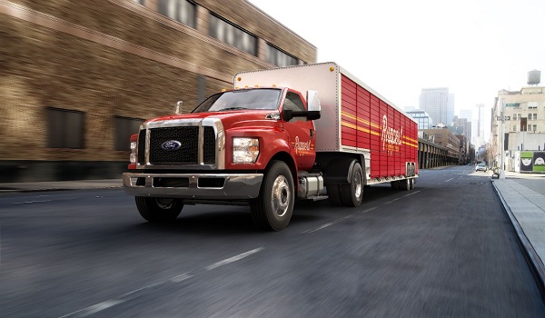 The New Ford F-650 and F-750 Medium-Duty Trucks are the Strong, Quiet Types