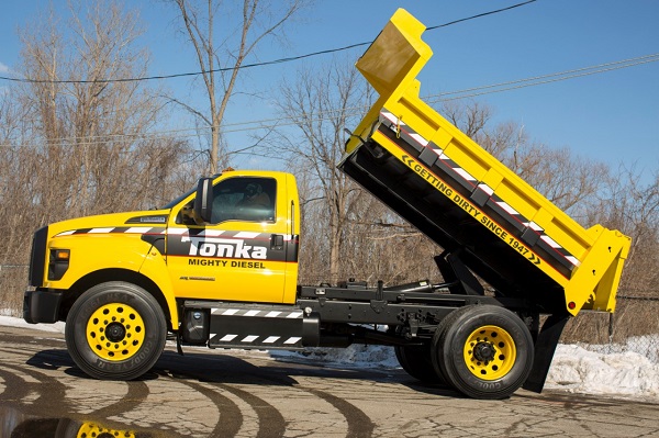 The Ford F-750 TONKA Truck is a Toy for Hard-Working Adults