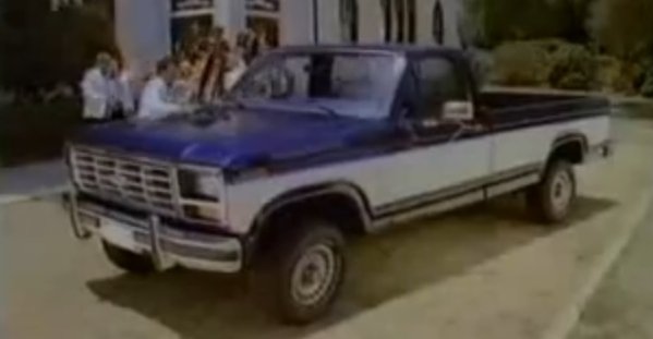 THROWBACK VIDEO Bride and Groom Escape in a 1986 F-150