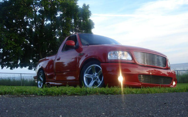 TRUCK YOU! An Apple Red 2001 Ford SVT Lightning