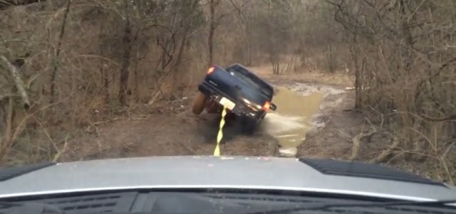 TRUCK PULLIN’ F-150 Raptor Saves a Stuck Chevy