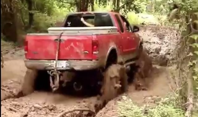 MUDFEST F-150 with Tractor Tires Fails
