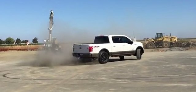Watch a 2015 Ford F-150 Make EcoDonuts