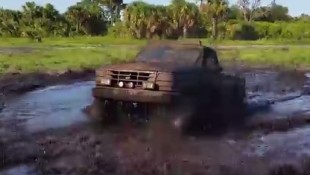 Watch a 351 Windsor Powered Ford F-150 Eat Mud