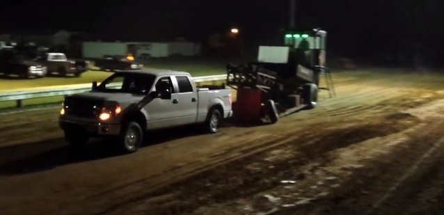 TRUCK PULLIN’ EcoBoost F-150 Quietly Rushes Through the Dark