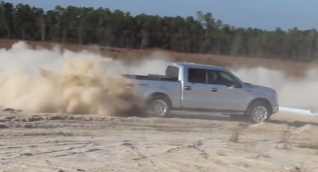 f150 in the sand