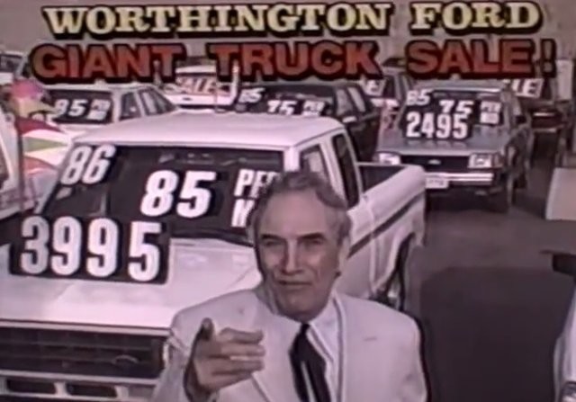 Check Out a Classic Cal Worthington 90s Used Ford Ad