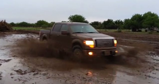 Watch a 2011 Ford F-150 Play in the Mud
