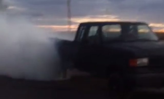 f150 pegleg burnout smoking