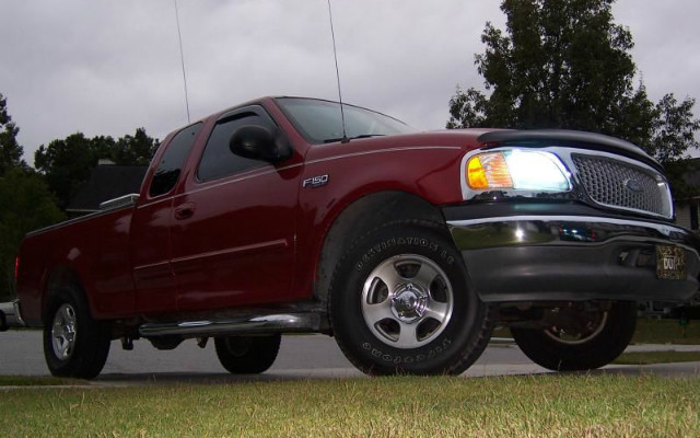 MY RIDE! A 2003 Deep Red Ford F-150