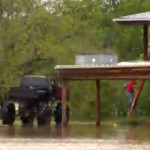 Ford Monster Comes Truck Rescues Neighbor from Houston Floods