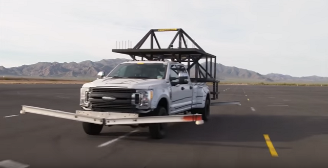 Video: Ford Testing the Roll Stability of the 2017 Super Duty – With a “Camper” in the Back