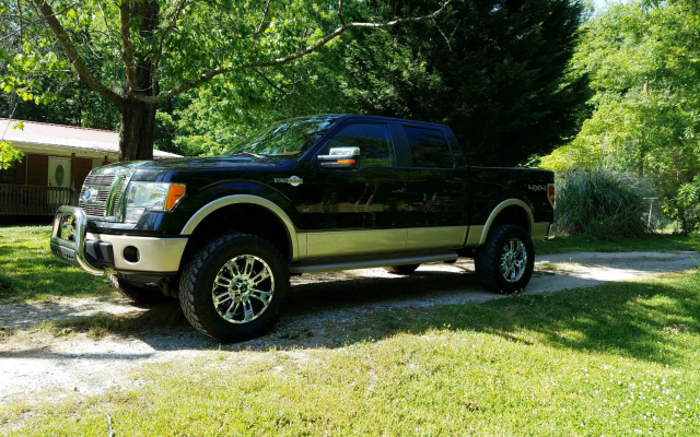 MY RIDE! 2010 Ford F-150 King Ranch Edition in Tuxedo Black