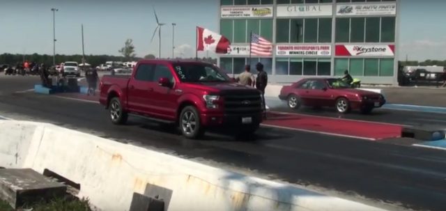 2015 F-150 Out Drags Mustang 5.0 at the Strip