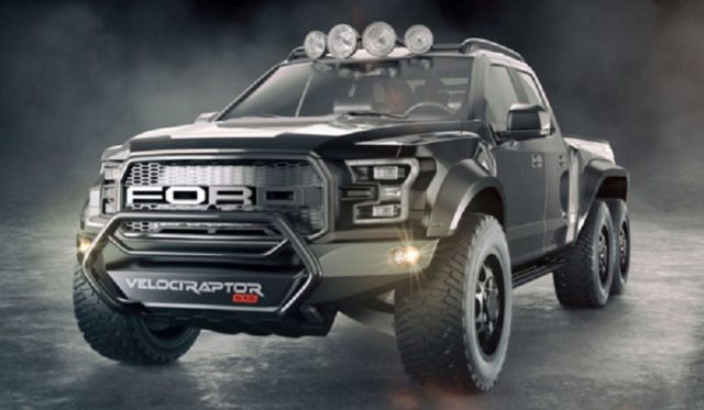 A 600 HP Hennessey 6×6 Ford Raptor? Holy Sh*t!