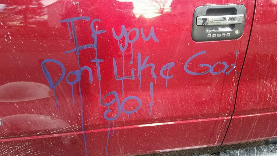 Abusing My Religion: F-150 Vandalized Over Owner's Bumper Stickers
