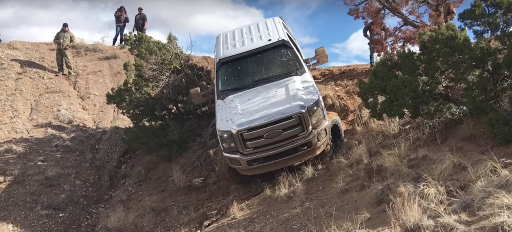 F250 Destroyed In Mud 