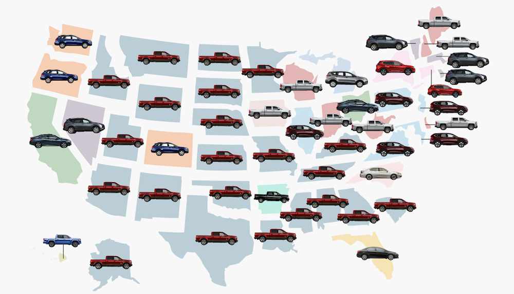 Ford - state-by-state sales