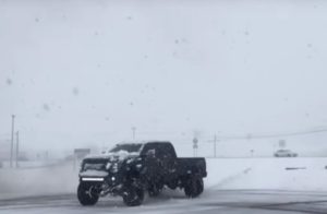 These Diesel Trucks Make Driving in the Snow Look Easy