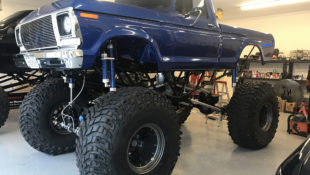 1978 F150 Big Lift rear engine