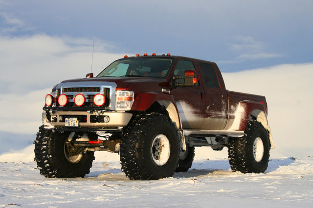 Monster Ford F-350 Is the Only Way to See Iceland