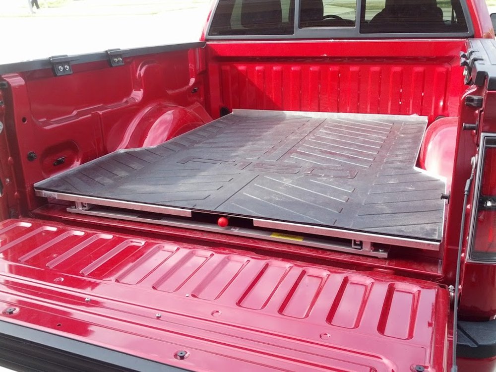 Adding a Bed Slide to Your F-150 - F150online.com Will Suitcase Fly Out Of Truck Bed