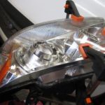 F-150 Headlights Being Glued