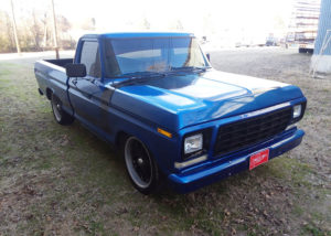 1979 Ford F100 Blue and Black