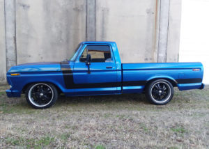 1979 Ford F100 Blue and Black
