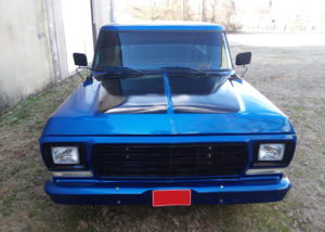 1979 Ford F100 Blue and Black