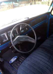 1979 Ford F100 Blue and Black