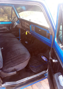 1979 Ford F100 Blue and Black